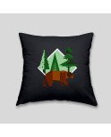 Brown bear cushion